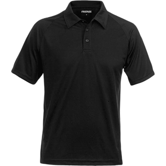 Fristads Coolpass Functioneel Poloshirt 1716 Col - Zwart - 3XL