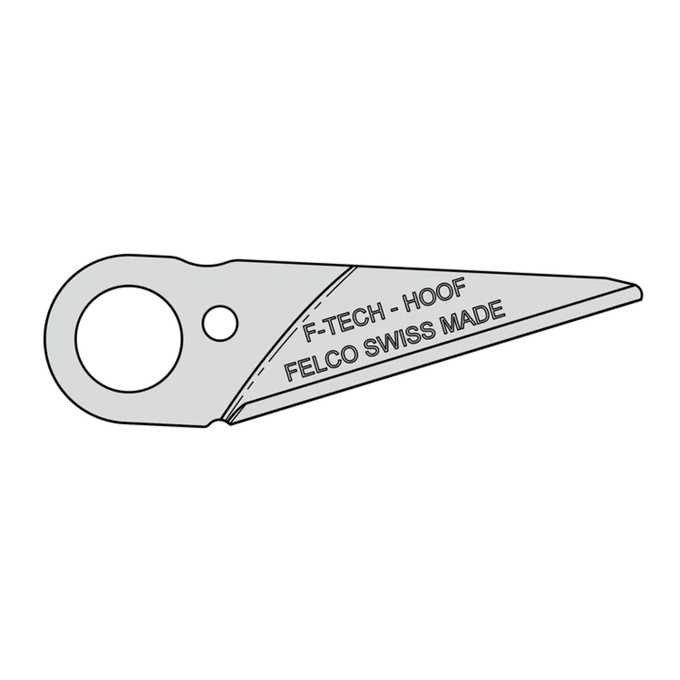 FELCO 834H/1 Mes F-TECH Vervangingsmes Voor FELCO 834
