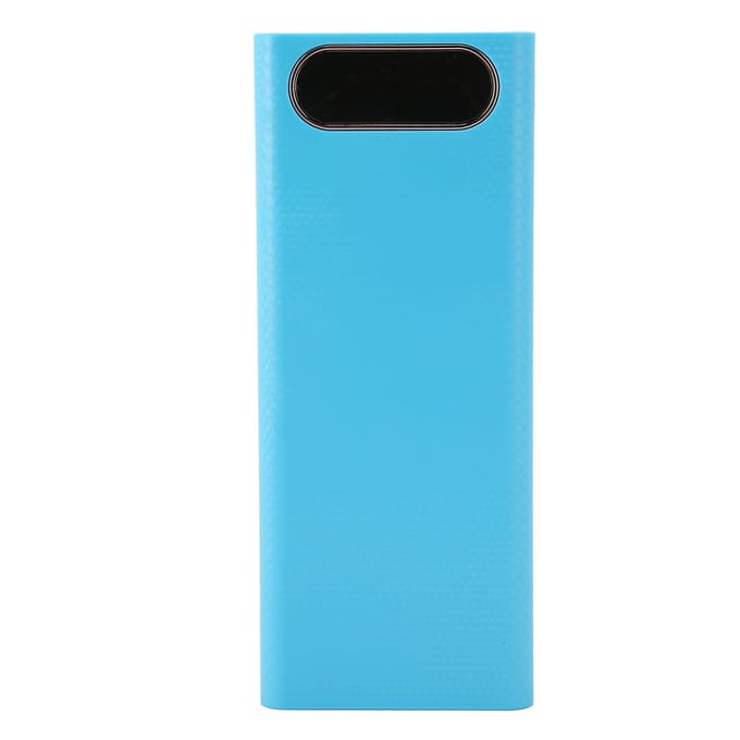 8x21700 Batterijdoos Lasvrij Powerbank Doos Kit DIY Batterijlader Buitenkast met LCD-scherm blue