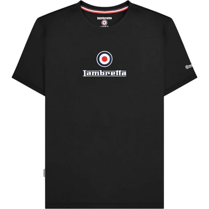 Lambretta Herenlogo T-Shirt (Zwart)