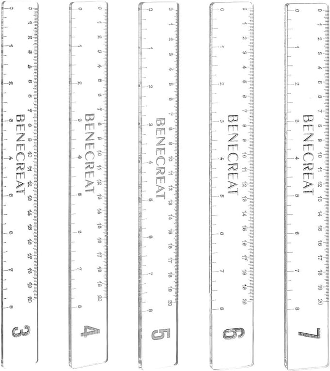 10-delige Set Dieptemeters voor Polymer Kleimodellering - 29.5 x 250 mm