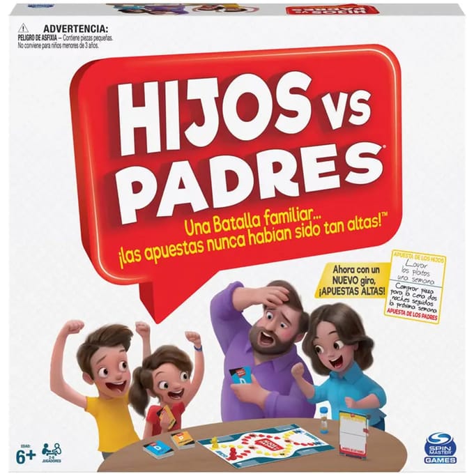 Bordspellen Spin Master Children vs Parents
