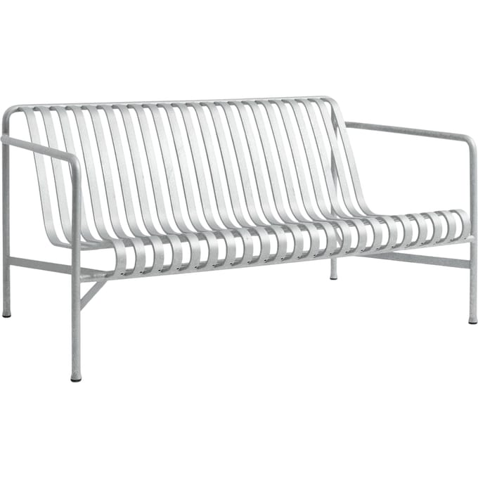 HAY - Palissade Lounge sofa - verzinkt - zilver