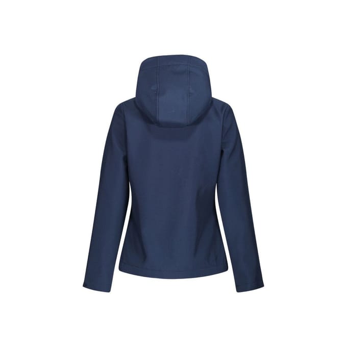 Regatta Dames/dames Venturer Jas met kap en zachte shell (Marine / Frans Blauw)