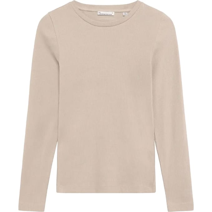 Dames-T-shirt met lange mouwen KnowledgeCotton Apparel
