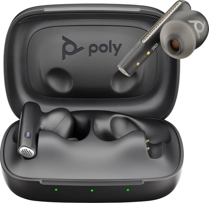 Headphones Poly 220757-01 Black