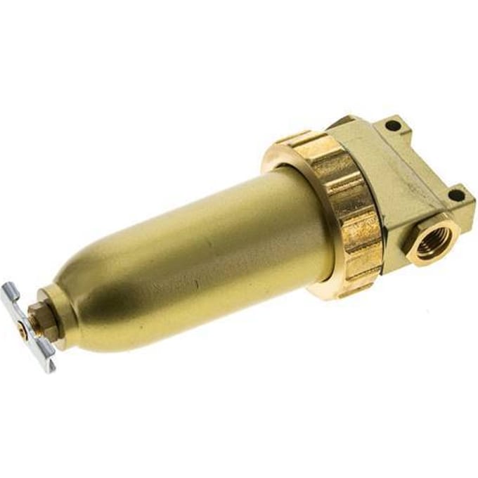 Microfilter 0.01micron G1/4'' 560l/min Handmatig Metalen Standaard 1