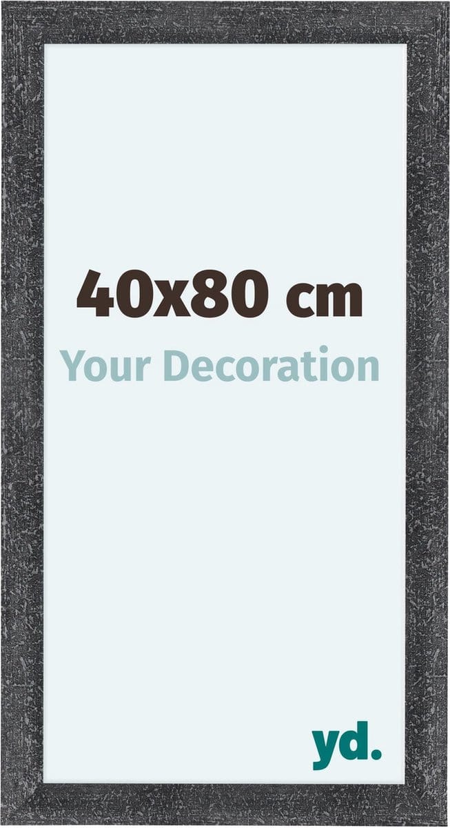 Your Decoration - Fotolijst 40x80 cm - MDF - Grijs Geveegd - Como