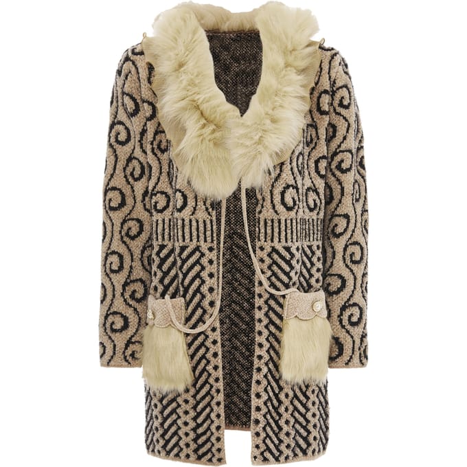 Faina Vest Dames beige/ zwart