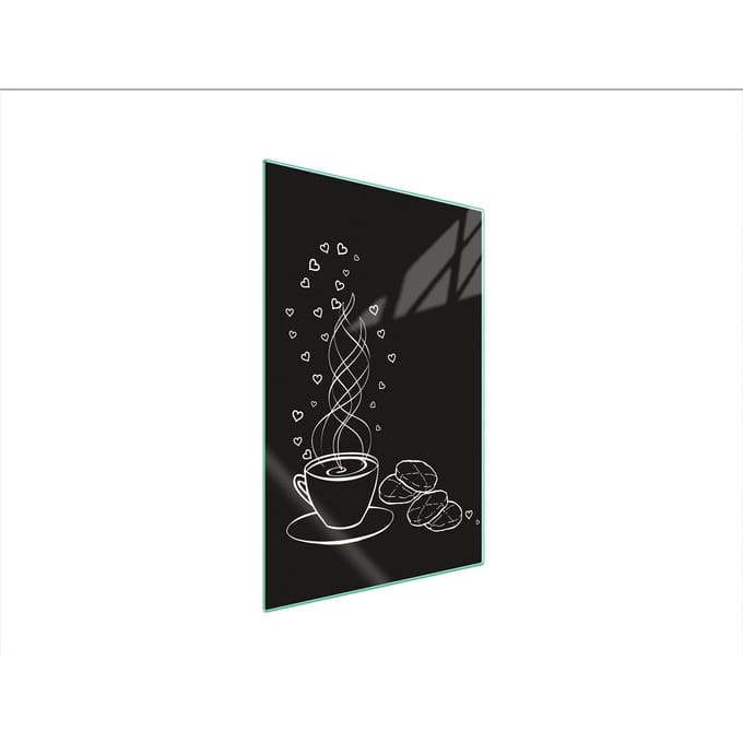 TMK ArtDeko Serie - Snijplank van Getemperd Glas - 35x52 cm - Koffiekleur - Multifunctionele Keukentoepassing