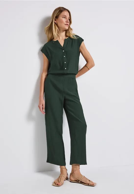 Jumpsuit met structuur