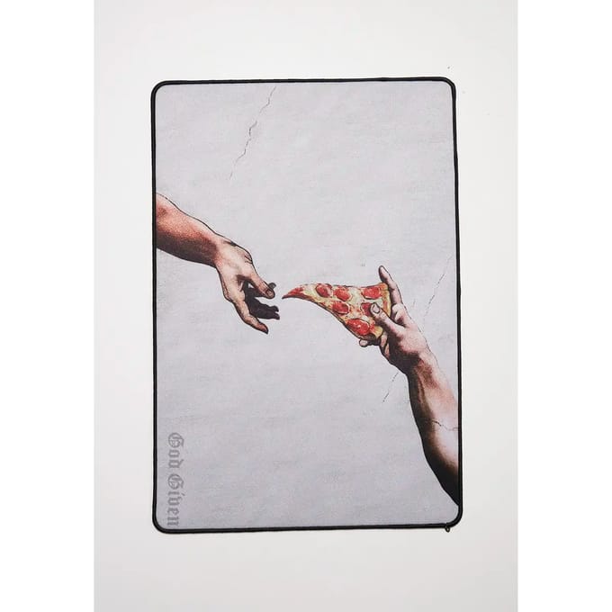Bureau mat Mister Tee Pizza Art
