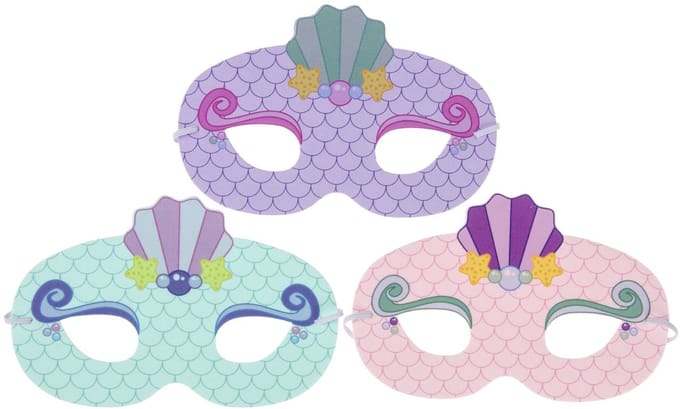 Duckiez Zeemeermin Masker In Foam - 1 stuk