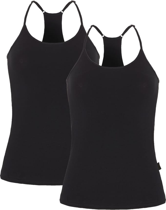 O'Neill Dames Racerback Top 2-Pack Zwart - Maat M