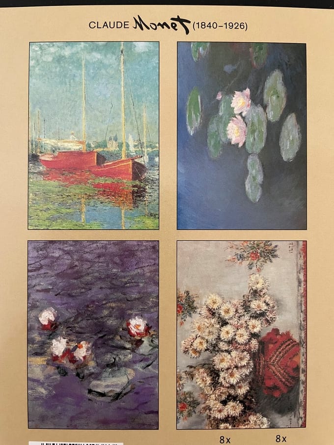 Luka Basic Kaarten Claude Monet (1840-1926)