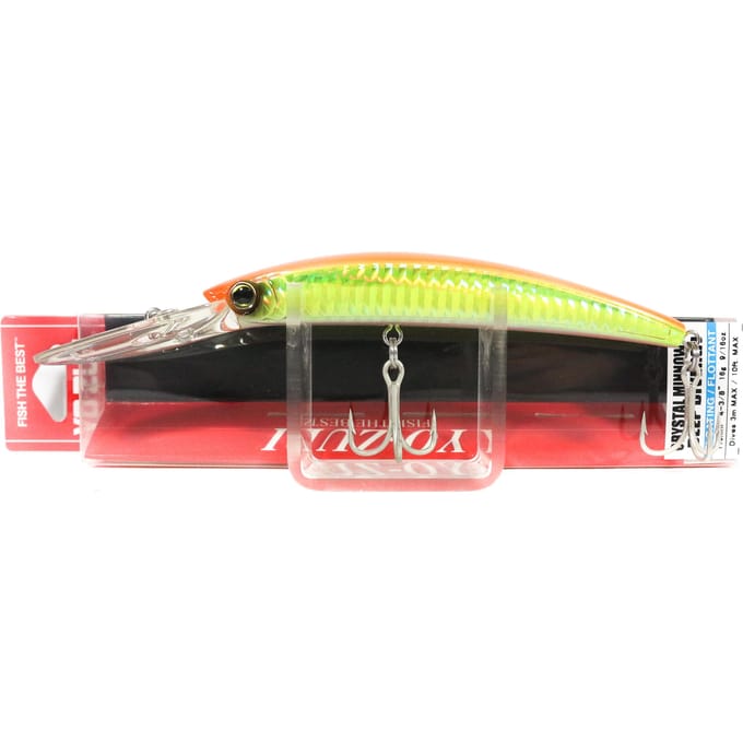 Yo Zuri Crystal Minnow DD 110 mm drijvend kunstaas R1135-HOBG (2400) black