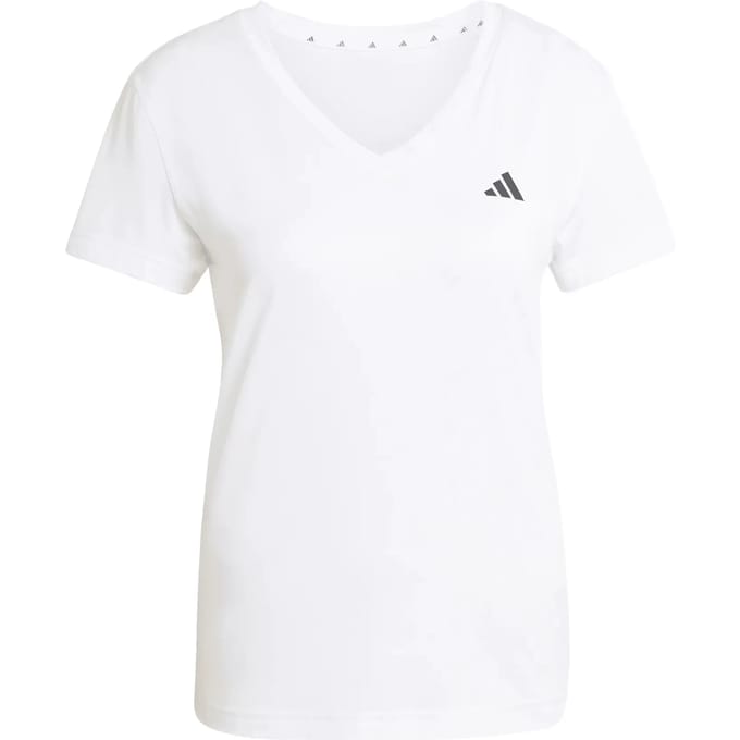 Adidas Performance Workout Essentials V-Neck T-Shirt - Dames - Wit