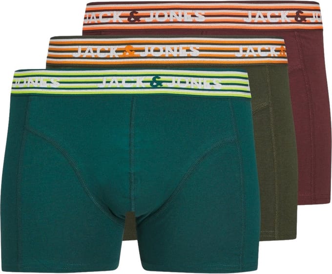 Jack & Jones Darvin Solid Trunk Boxershorts Jongens (3-pack) - Maat 140