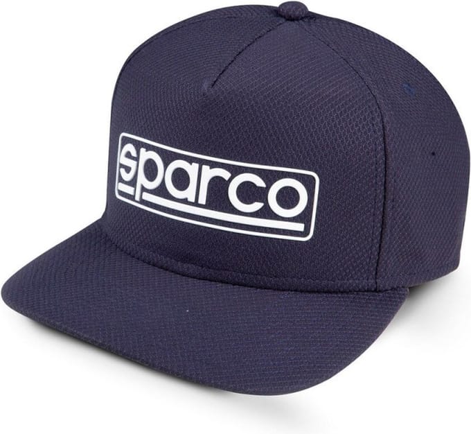 Sports Cap Sparco STRETCH Navy Blue