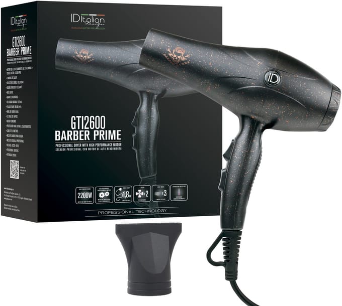 ITALIAN DESIGN ELECTRICAL ITEMS Barber Prime Professionele Föhn 2300W