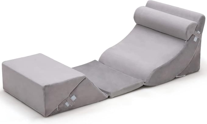 Multifunctioneel Verstelbaar Wigkussen - Orthopedisch Steunkussen voor Pijnverlichting in Schouder, Nek en Taille
