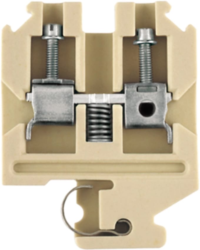 Weidmüller 9502600000 Doorgangsserieklem Schroeven Beige 25 stuk(s)