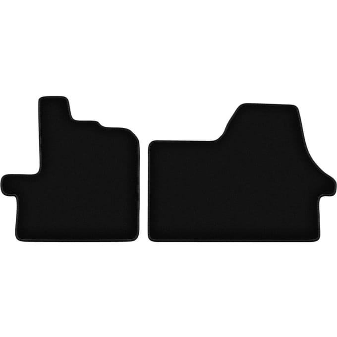 BASIC zwarte velours matten voor: Citroen Jumper III bestelbus (2014 - )