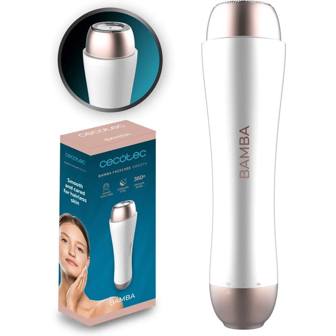 Cecotec Rasuradora facial Bamba FaceCare Smooth