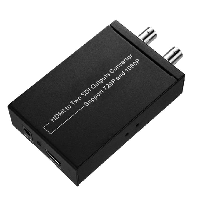 NK-M009 HDMI naar twee SDI converter audio-adapter Ondersteuning 720P / 1080P EU-stekker US Plug