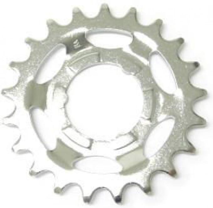 Tandwiel Shimano 21T interne naaf zilver