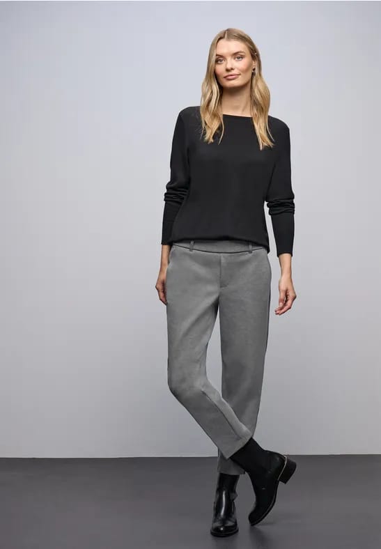 Gemêleerde chino met band