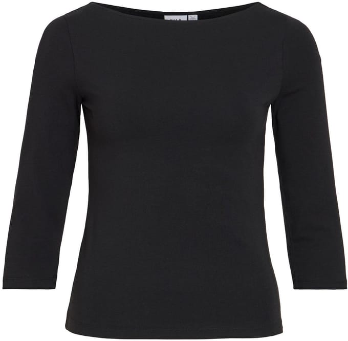 VILA top met 3/4-mouwen VIEMILIE Boothals