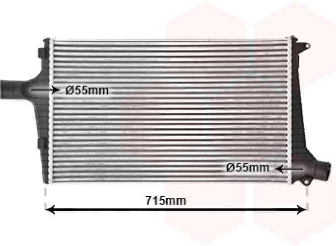 Van Wezel - INTERCOOLER VOOR AUDI A6 C5 1997-2001 4B0145805A