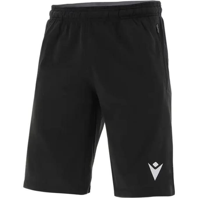 Macron Nistro Trainingsshort Heren - Zwart | Maat: XL