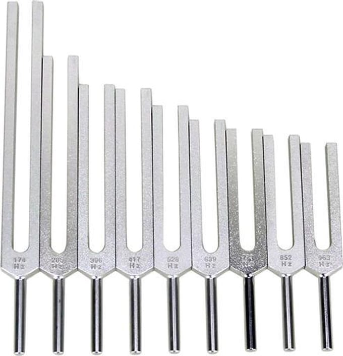 Stemvorken Sacred Solfeggio reeks (14.5-24.5 cm)