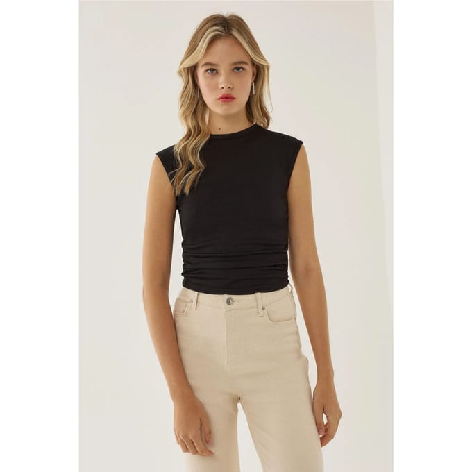 Rimpeld Jersey Top
