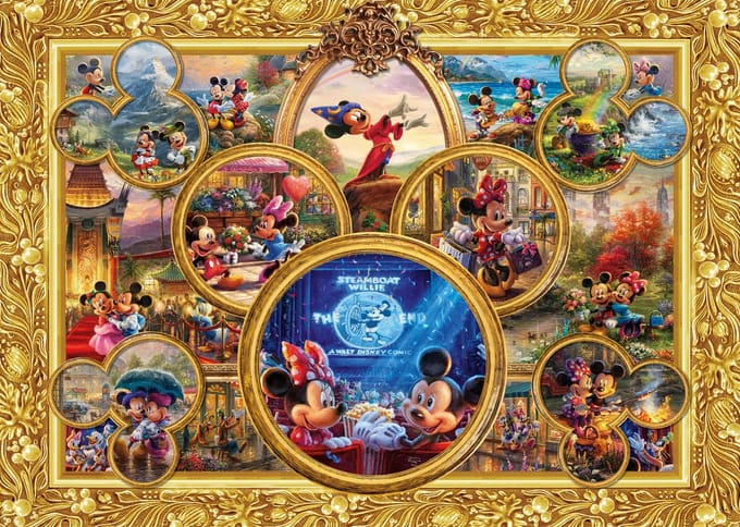 Schmidt Puzzle - Thomas Kinkade: Mickey & Minnie Dreams Collection (2000 pieces) 2D Puzzels