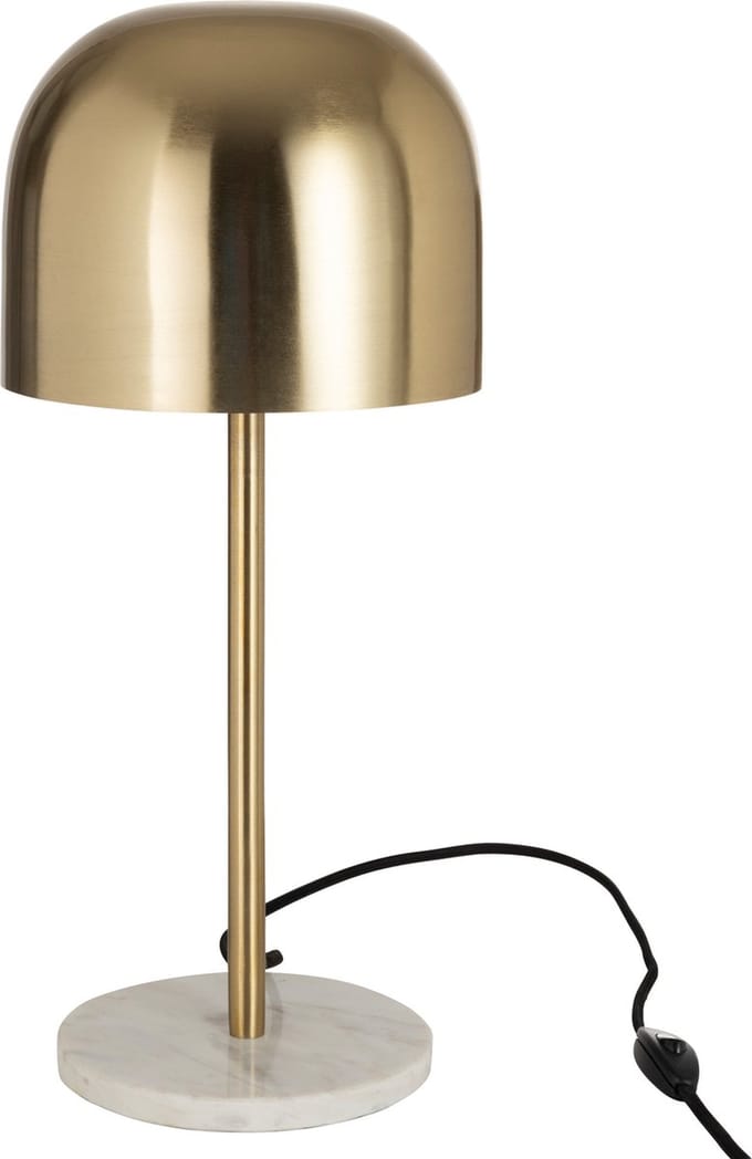 J-Line tafellamp Queen - metaal/marmer - goud