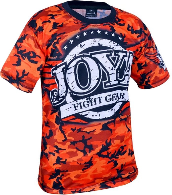 Joya Camouflage - T-shirt - Katoen - Rood - 164
