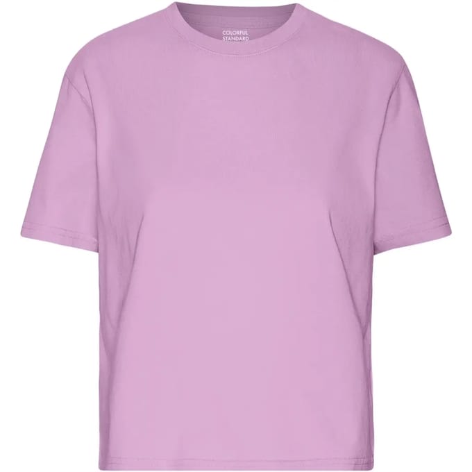 Dames-T-shirt Colorful Standard Organic Boxy cherry blossom