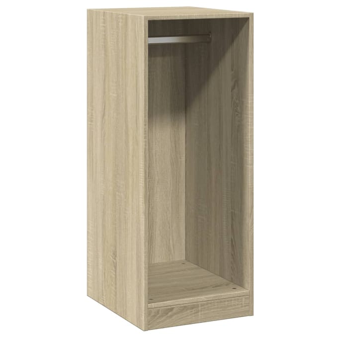 vidaXL - Kledingkast - 48x41x102 - cm - bewerkt - hout - sonoma - eikenkleurig