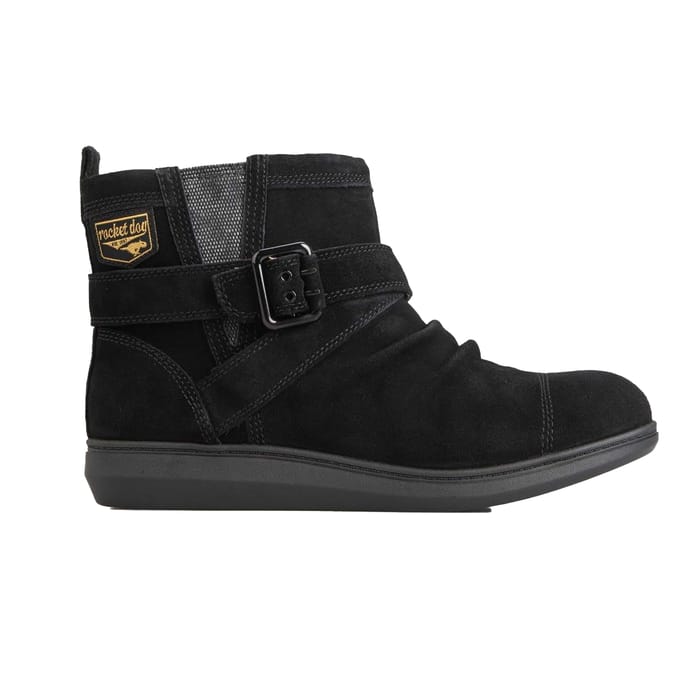 Rocket Dog Dames/Dames Mint Suede Enkellaarsjes (Zwart)