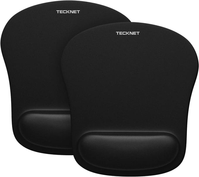 Ergonomische Muismat met Gelkussen en Polsondersteuning - 2 Stuks