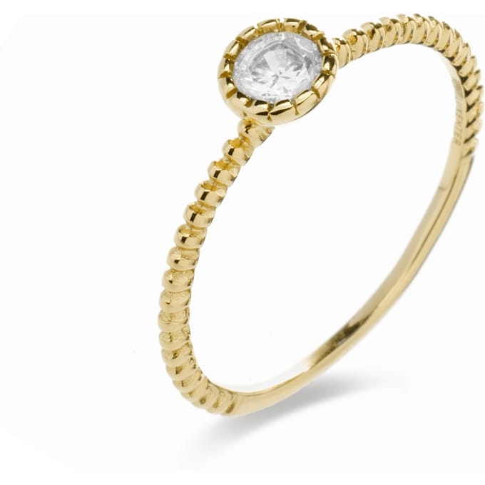 Luxenter Naadim 925 Sterling Zilver Vergulde Ring