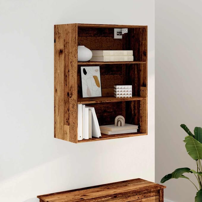 vidaXL - Bovenkast - 69,5x32,5x90 - cm - oud - houtkleurig