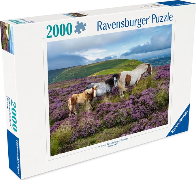 Ravensburger – Wilde Paarden op de Hei – Legpuzzel – 2000 Stukjes