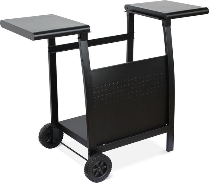 sweeek - Trolley voor bakplaat, porthos, 2 branders, 108x52x81cm