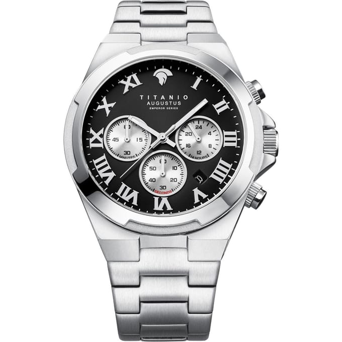 Titanio - Heren Horloge Augustus - Zilver