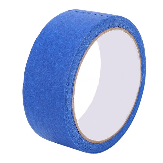 10 Rollen Schilderstape Bulk Blauw Muurverf Multi-Oppervlak Afplakken Afwerken Huisdecoratie blue