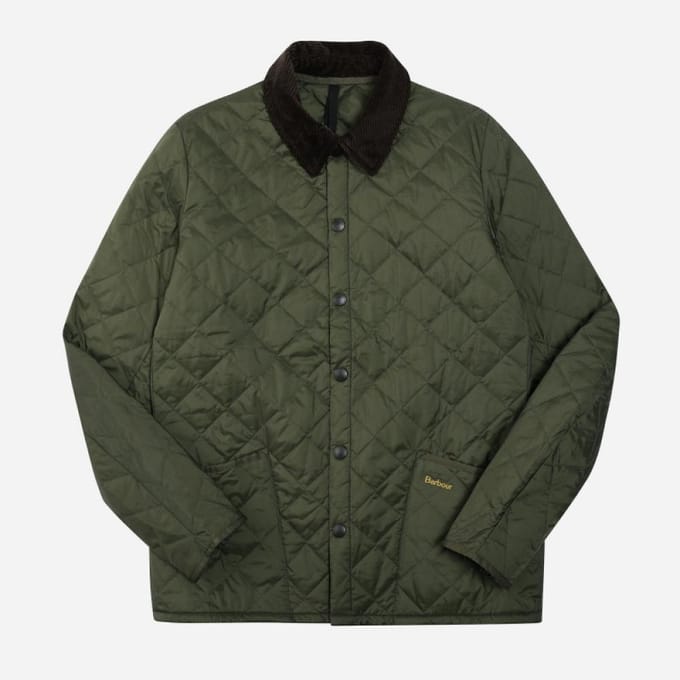 Barbour Mqu0240 Ol71 LideSdale Diamant Gewatteerd Herenjack MQU0240 OL71 (M) gray